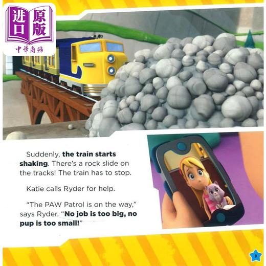 【中商原版】Paw Patrol Pups Save a Train 汪汪队历险记2 英文原版进口图书 儿童绘本 故事图画书Nickelodeon 商品图1