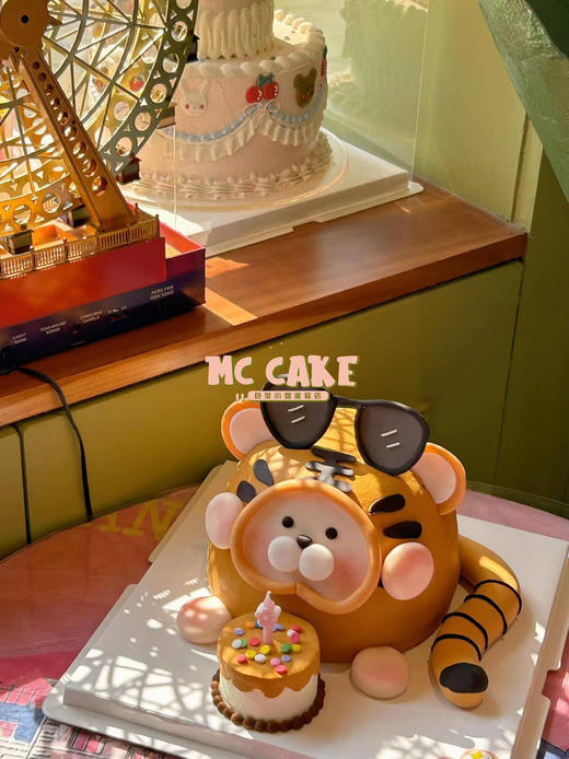 模型老虎立体蛋糕（含前面小蛋糕） 商品图2