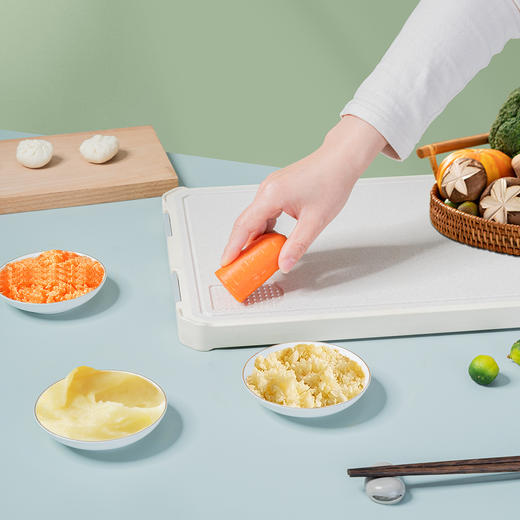 Debo德铂夏麦尼304不锈钢秸秆双面砧板 商品图5