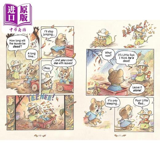 【中商原版】桥梁漫画 鼠兄妹历险记 Benny&Penny How To Say Goodbye英文原版 儿童图画图像小说 漫画故事 精装进口儿童读物 商品图1