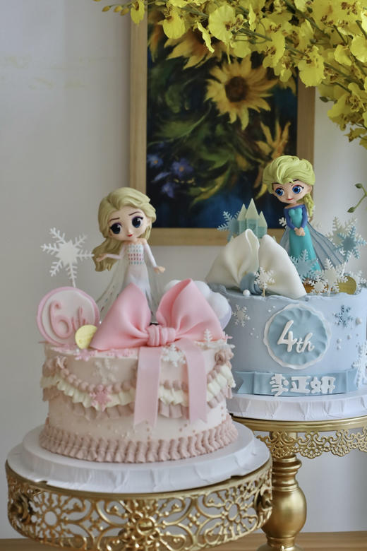 粉色系蝴蝶结艾莎公主 商品图5