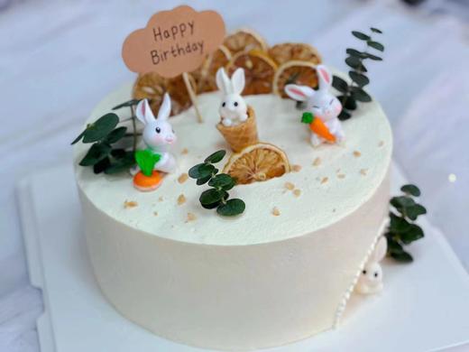 森系小兔子乖乖生肖蛋糕（动物奶油） 商品图0