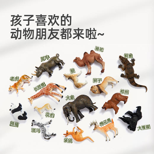 mideer弥鹿 动物大套装-15pcs 商品图1