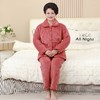 中老年冬季奶奶款睡衣套装，加厚夹棉纯色6XL妈妈三层夹棉YC-001 商品缩略图5