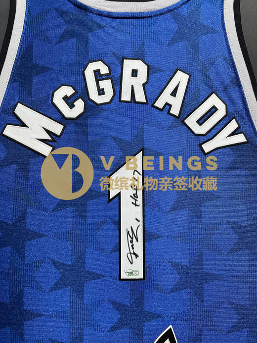 收藏系列 麦迪 魔术队1号蓝色加签款 亲笔签名球衣 商品图1