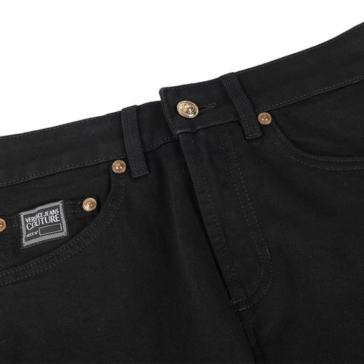 【超惠秒】Versace 范思哲 裤脚太阳花标志印花 男士弹棉休闲牛仔长裤 11773 商品图11