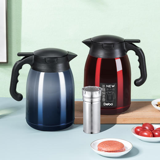 debo德铂威拉德316不锈钢焖茶壶1600ml 商品图0