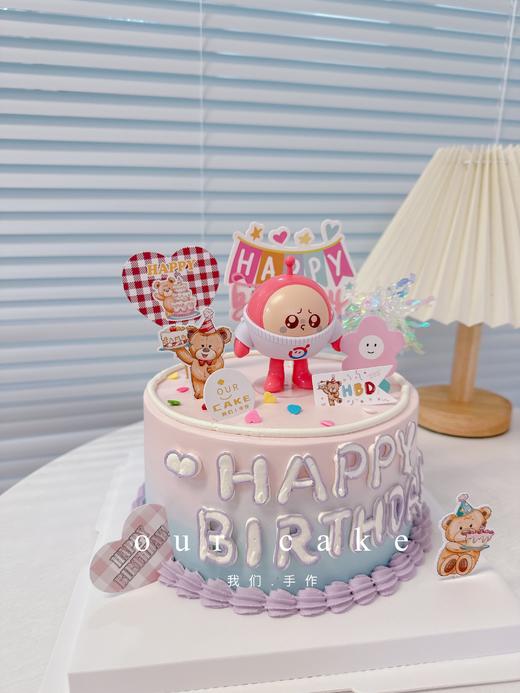 蛋仔派对（玩偶颜色随机）卡通玩偶蛋糕-低糖处理无添加 商品图1