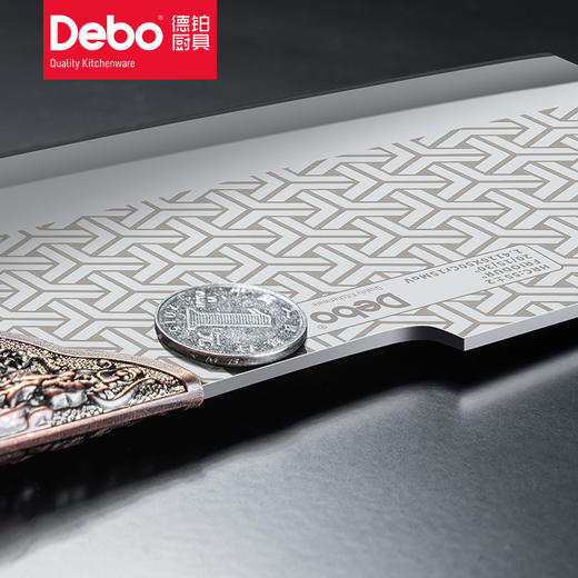 Debo德铂龙腾不锈钢合金家用斩切两用砍骨刀 商品图5