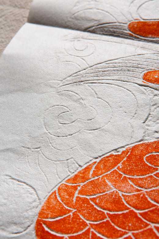 “麒麟踏祥云”刻石四色拓片 商品图6