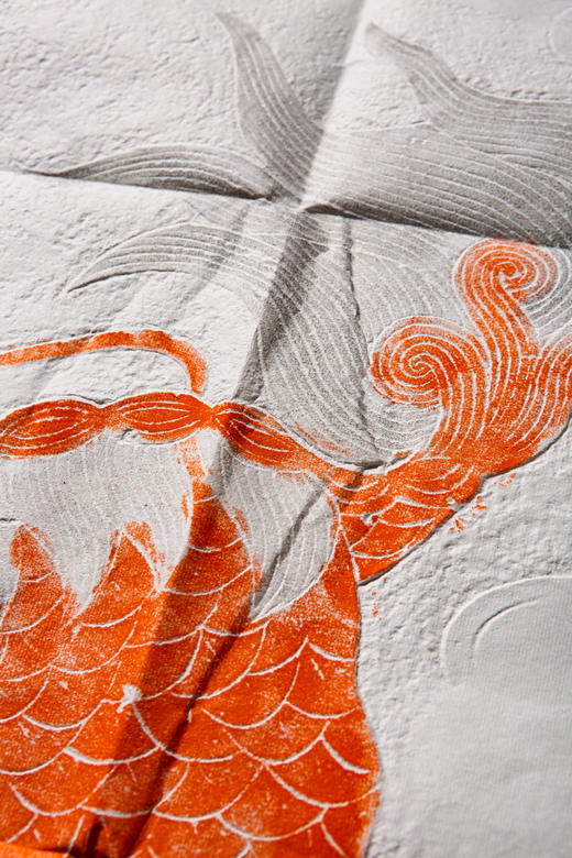 “麒麟踏祥云”刻石四色拓片 商品图5