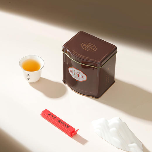 正山堂骏眉中国 摩卡（多叶）果香十大产区骏眉工艺罐装特级红茶50g 商品图5