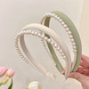 福利款~温书院新款高颅顶发箍高级感洗脸压发头箍发饰AL 商品缩略图2