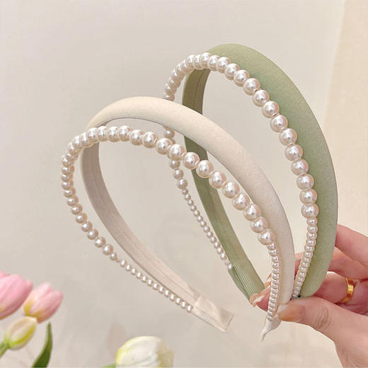 福利款~温书院新款高颅顶发箍高级感洗脸压发头箍发饰AL 商品图2