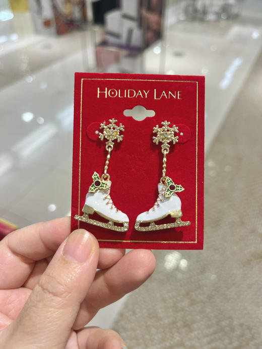 Holiday Lane珐琅彩钻耳钉 🎄圣诞氛围拉满🦌精致可爱 商品图4