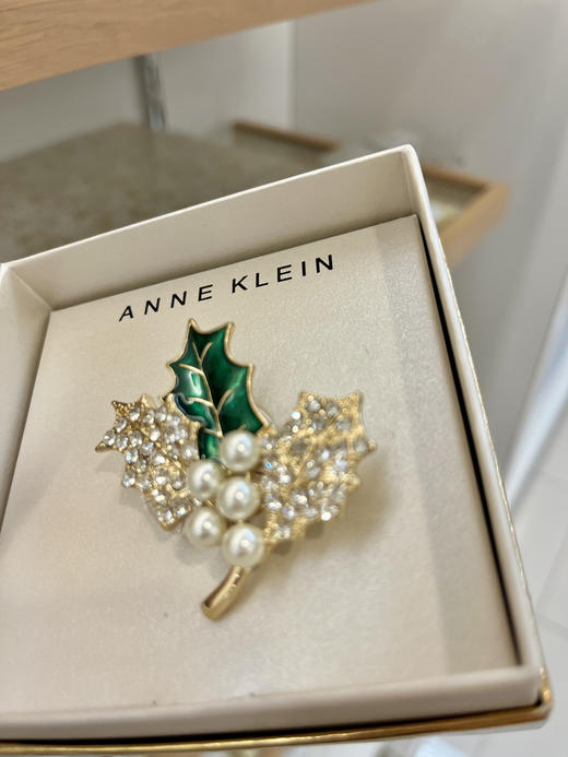 ANNE KLEIN 超美精致胸针礼盒装 珐琅&珍珠&水钻 商品图5