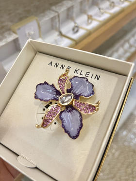 ANNE KLEIN 超美精致胸针礼盒装 珐琅&珍珠&水钻