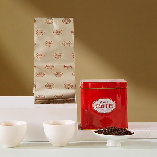 正山堂骏眉中国 中国红（一芽多叶）果蜜香十大产区茶叶骏眉工艺罐装50g 商品图3