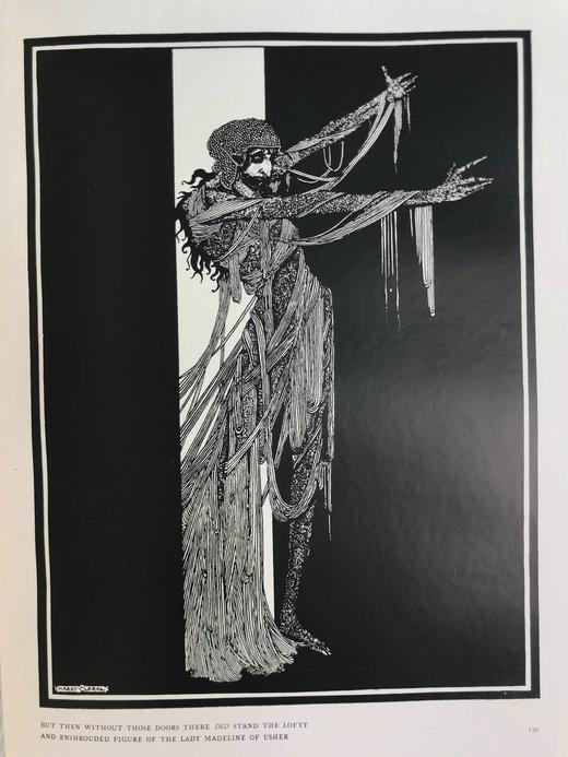 含藏书票！1919年 爱伦坡《神秘与幻想故事集》 哈利·克拉克24幅插图 真皮软面装16开 商品图8