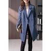 原形设计感西装领风衣女中长款2023秋季新款韩版通勤气质优雅外套 商品缩略图1