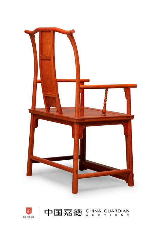 红桥红  家具严选  缅甸花梨（大果紫檀）【麒麟引凤四出头官帽椅】 商品图3