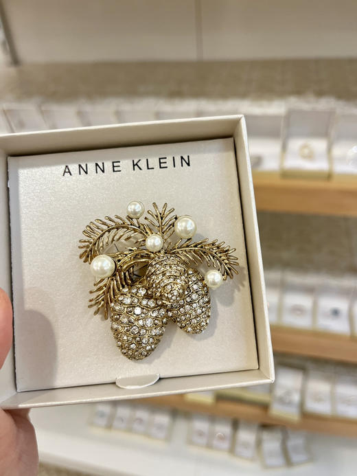 ANNE KLEIN 超美精致胸针礼盒装 珐琅&珍珠&水钻 商品图6