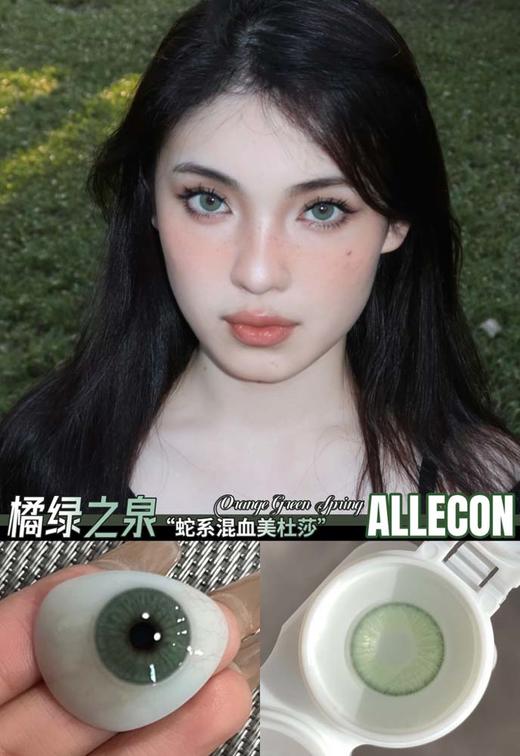 allecon 年抛美瞳 橘绿之泉 直径14.0mm着色13.5mm 商品图2