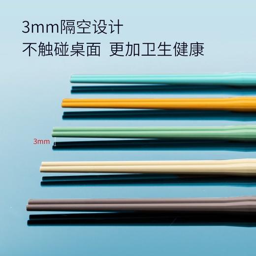 5双 悬浮家用抗款合金筷子防滑防霉上一人一筷 商品图4