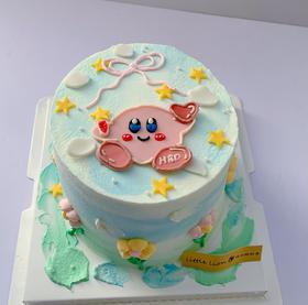 狮子家-星之卡比主题生日蛋糕 纪念日蛋糕 聚会 仪式感必备 健康甜品