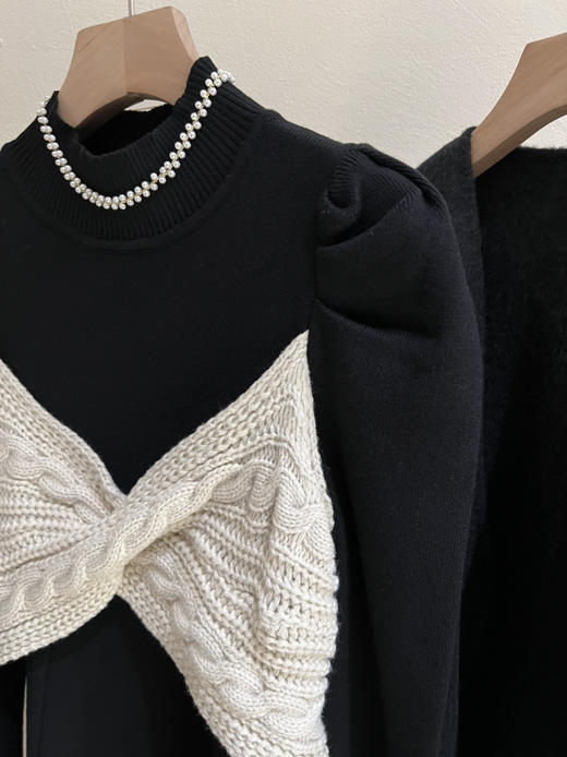 减龄大蝴蝶结连衣裙 商品图1