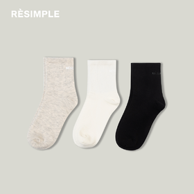 1F【RESIMPLE】简单点周边 中筒袜