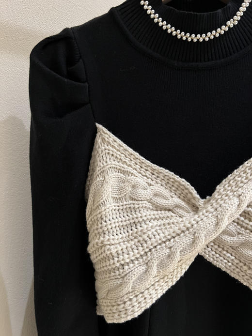 减龄大蝴蝶结连衣裙 商品图7