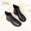 信诺妈妈棉鞋2023新款冬季真皮舒适加绒保暖靴子加厚中老年女短靴23M558-2H 商品缩略图3