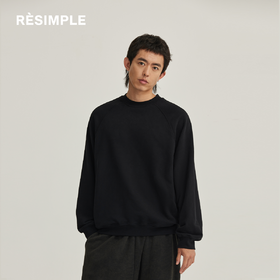 1F【RESIMPLE】简单点极简生活-圆领卫衣