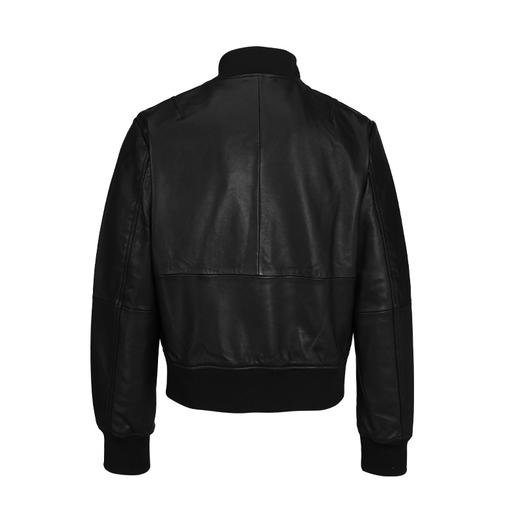 【超惠秒】Versace 范思哲 男士拉链开襟夹克小羊皮皮衣/外套 11782 偏大一码 商品图2