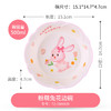 粉萌兔儿童餐具 （勺子、盘子、碗、花边碗、三格盘）礼品 商品缩略图4