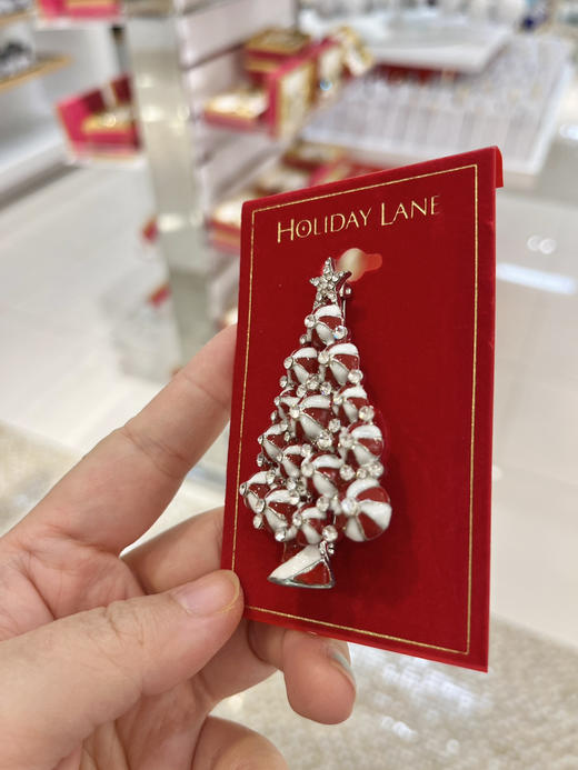 🎄圣诞系列🎄Holiday Lane珐琅彩钻胸针 精致可爱 商品图4