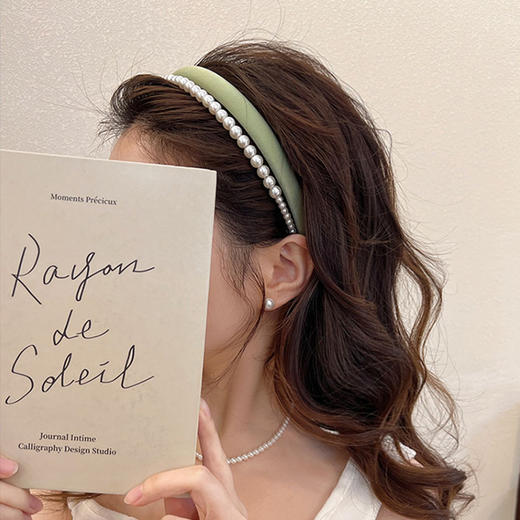 福利款~温书院新款高颅顶发箍高级感洗脸压发头箍发饰AL 商品图1