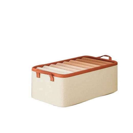 双十一活动【整理服饰 必备家居！】衣服裤子收纳盒，升级双层皮纹款；大容量！一秒搞定分格整理，衣服 牛仔裤也有家！分层收纳神器，整理箱选它没错！ 商品图4