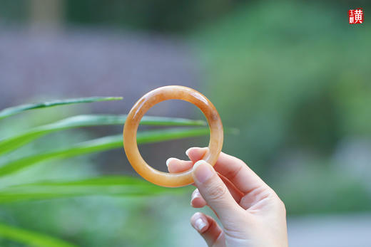 和田玉糖玉手镯 圈口：55mm 商品图0