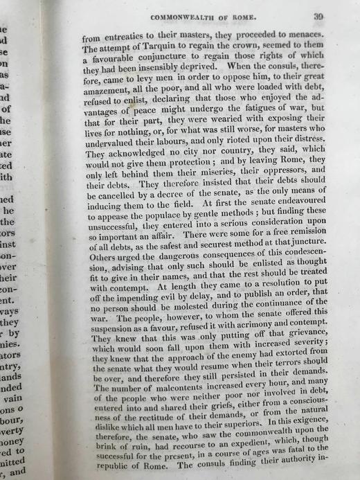 1824年 戈德史密斯《罗马史》 1幅肖像插图 真皮精装32开 商品图6