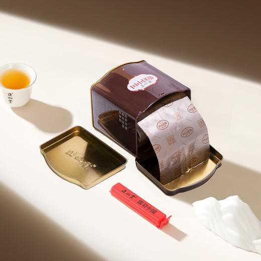 正山堂骏眉中国 摩卡（多叶）果香十大产区骏眉工艺罐装特级红茶50g 商品图4