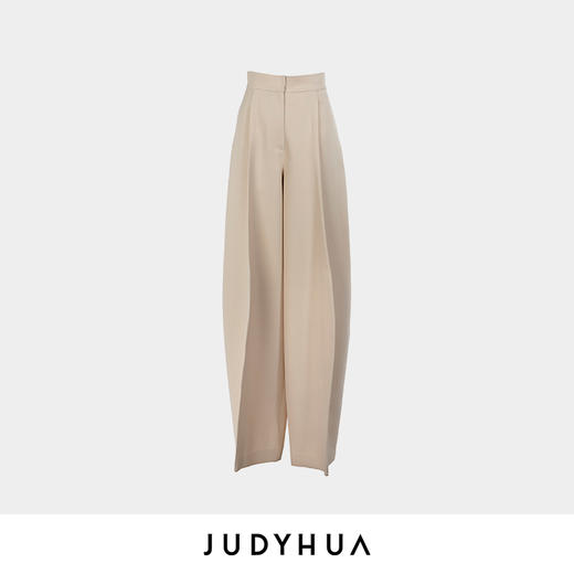 JUDYHUA 弧线空间感阔腿裤 商品图3