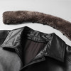 【牛皮+鹅绒内胆+可脱卸羊羔毛领】圣得西冬季中青年真皮皮衣外套2362941746 商品缩略图3