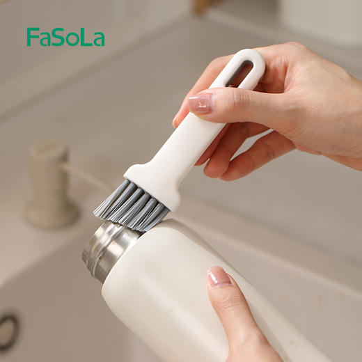 FaSoLa二合一杯盖刷水杯清洗神器缝隙清洁刷保温杯口刷 商品图9