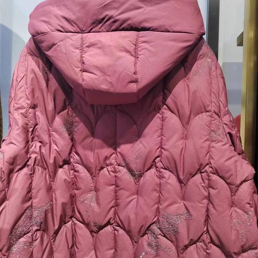 南3楼万山贵夫人红色带帽羽绒服 商品图1