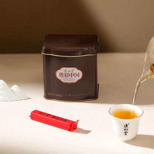 正山堂骏眉中国 摩卡（多叶）果香十大产区骏眉工艺罐装特级红茶50g 商品图7
