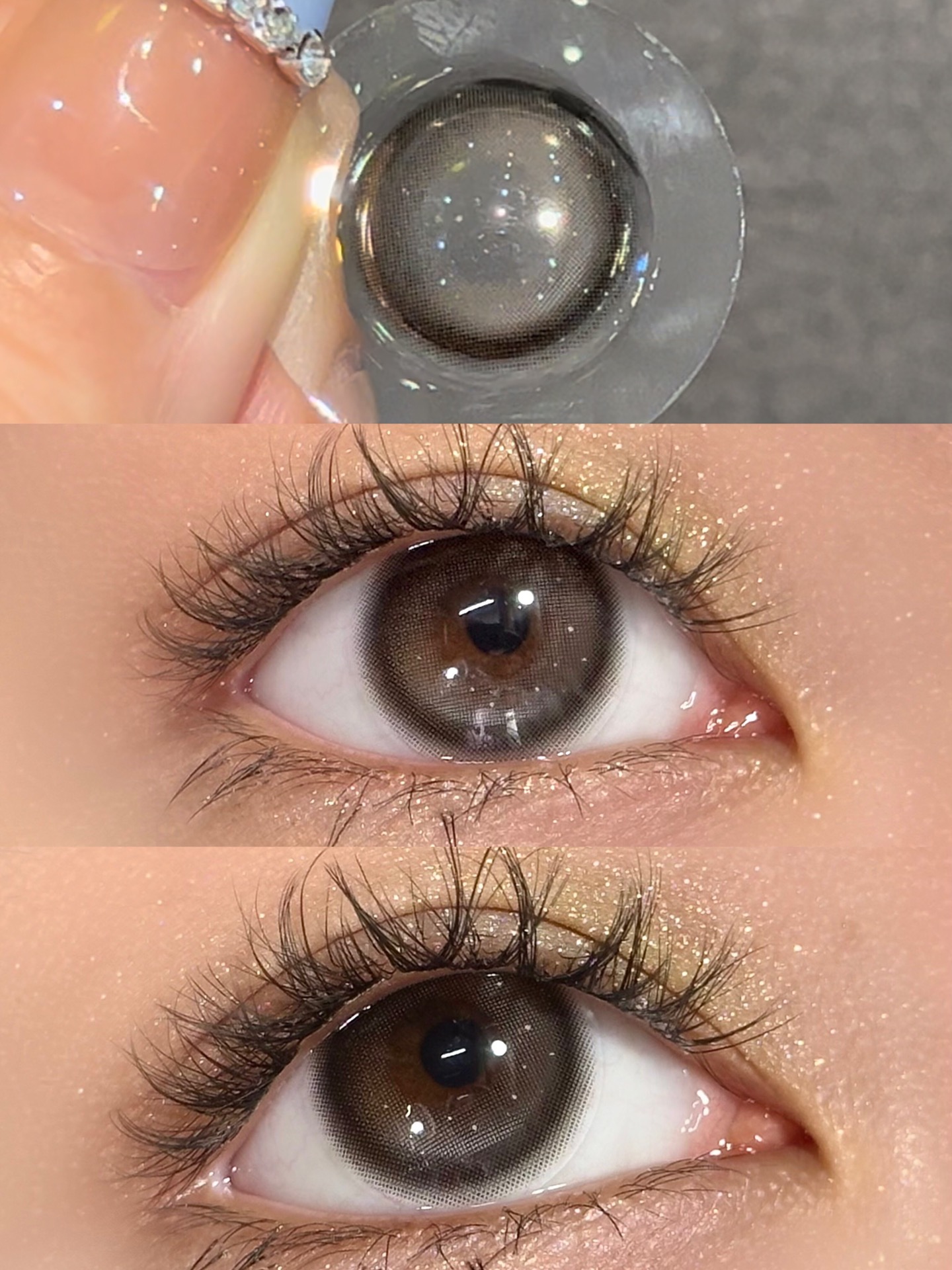 fairycon日抛 一粒星 黑 14.0mm 含硅水凝胶 日抛无售后！！！