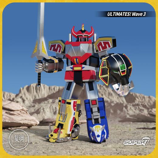 现货 Super7 恐龙战队 终极版系列3 大兽神 乍得爵士 商品图1