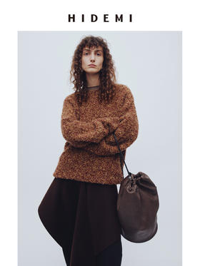 HIDEMI Snowman雪人加厚款粗针圈圈绒超保暖廓形大毛衣